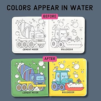 Color Magic Bath Book - I Dig Bubbles