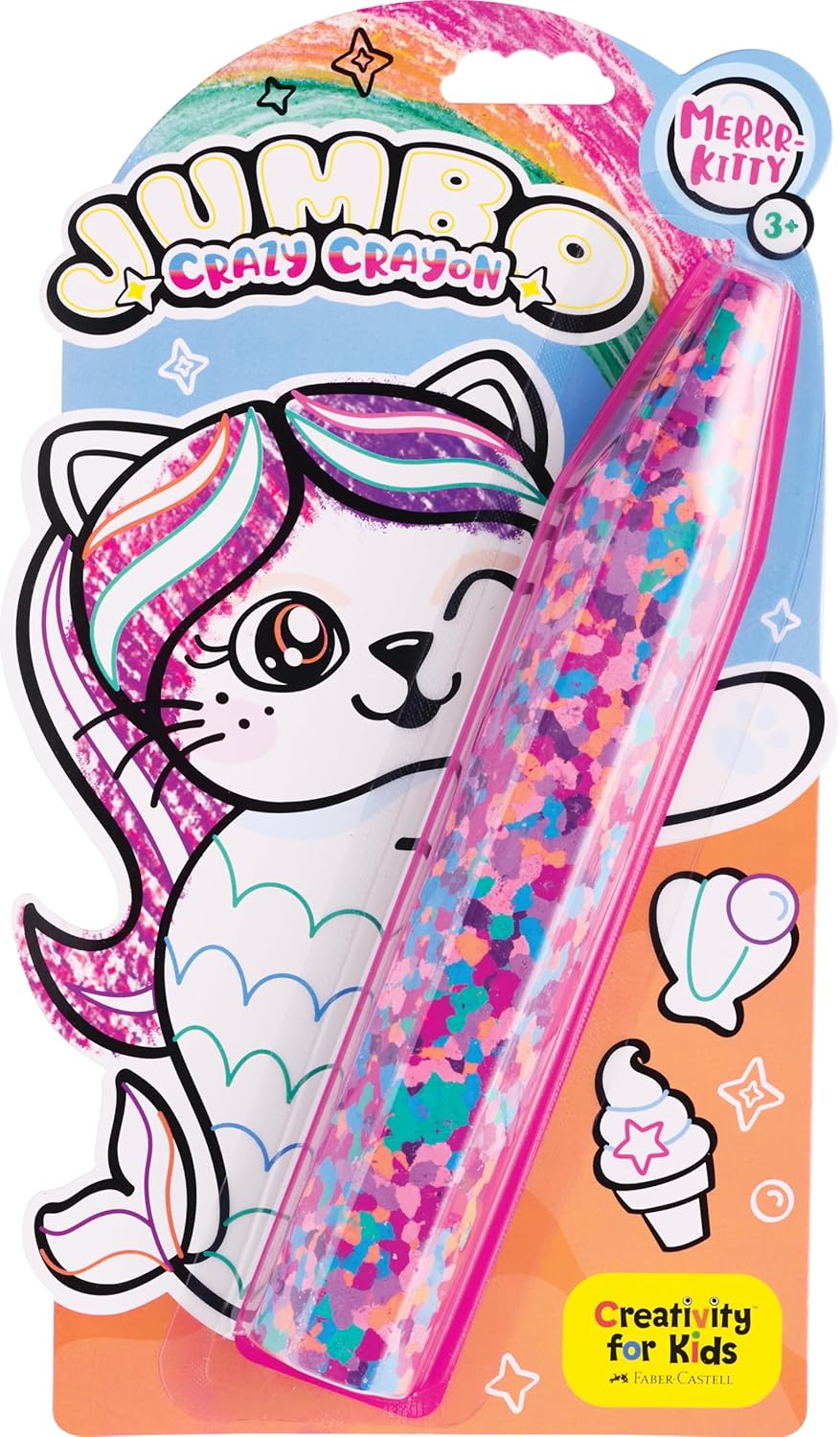 Creativity for Kids Jumbo Crazy Crayon - Merr-Kitty
