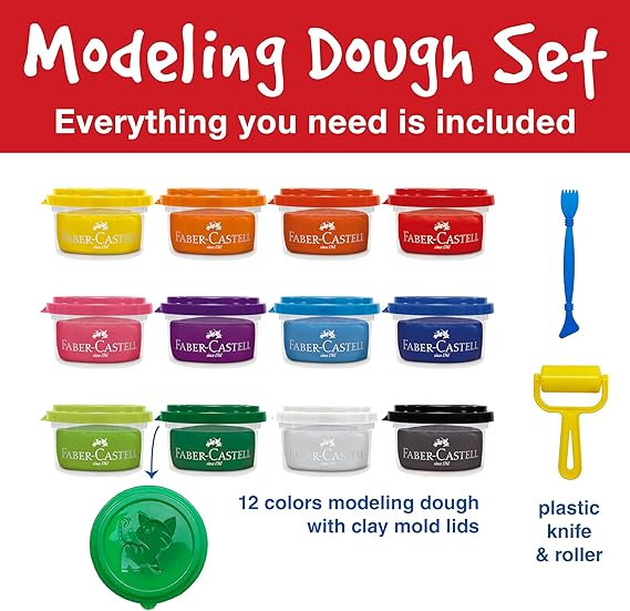 Little Creatives Modelling Dough Set of 12