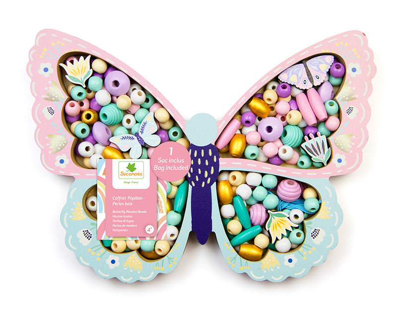 Butterfly Wooden Bead Set