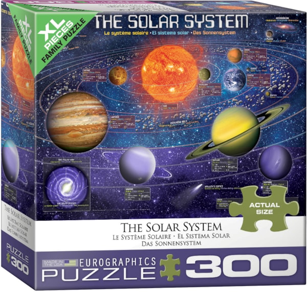 Eurographics 300 Piece Puzzle - The Solar System