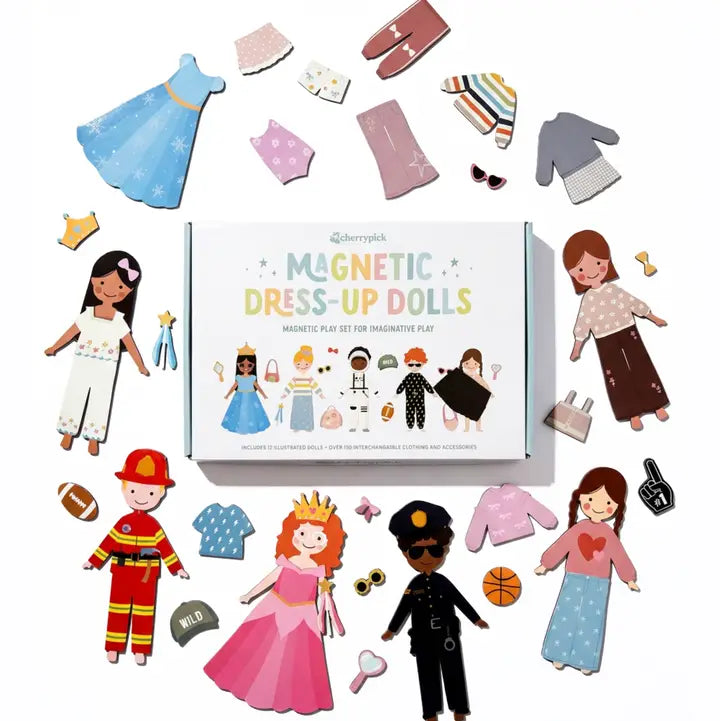 Magnetic Dress-Up Dolls Play Set