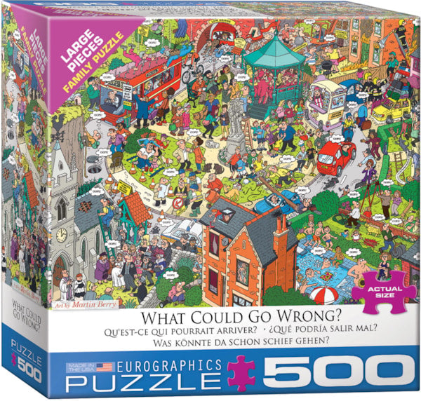 Eurographics 500 Piece Puzzle - What Could Go Wrong?