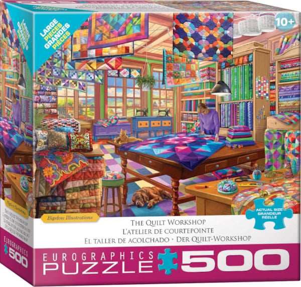 Eurographics 500 Piece Puzzle - The Quilt Workshop