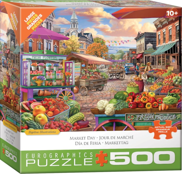 Eurographics 500 Piece Puzzle - Main Street Market