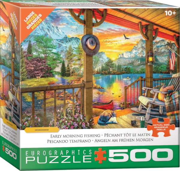 Eurographics 500 Piece Puzzle - Early Morning Fishing