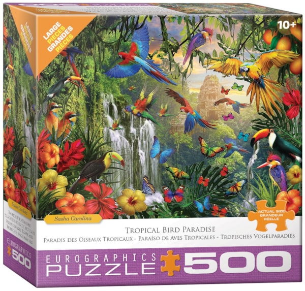 Eurographics 500 Piece Puzzle - Tropical Bird of Paradise