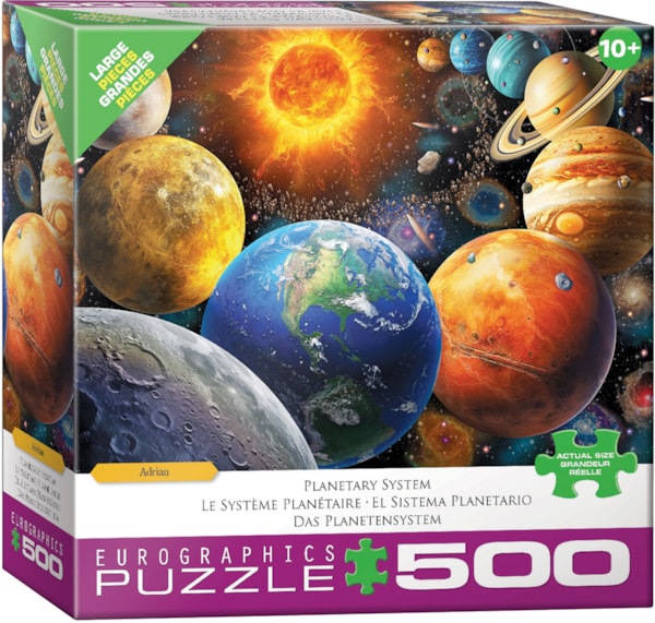 Eurographics 500 Piece Puzzle - Planetary System