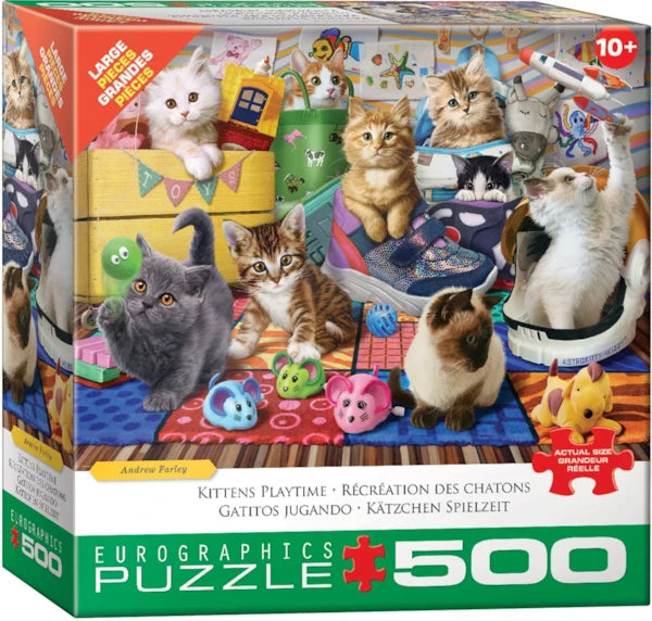 Eurographics 500 Piece Puzzle - Kittens Playtime