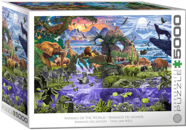 Eurographics 5000 Piece Puzzle  - Animals of the World