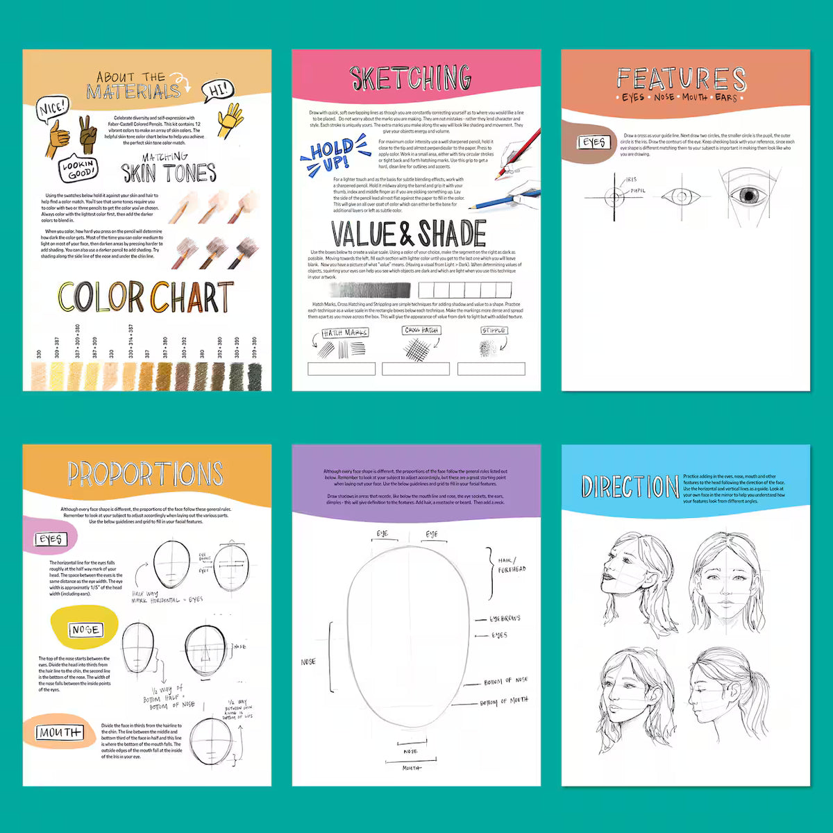 Faber-Castel Step by Step Portrait Art