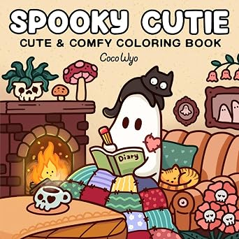 Spooky Cutie Cute & Comfy Coloring Book