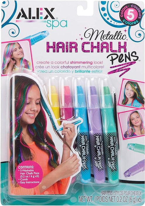 Alex Metallic Hair Chalk Pens