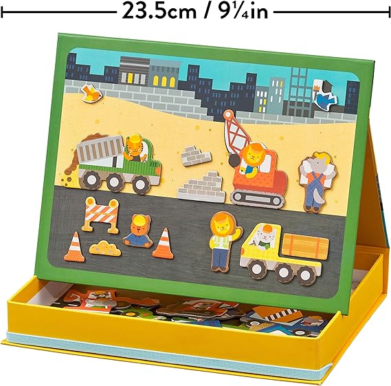 Construction Site Magnetic Play Scene