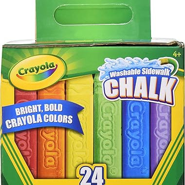 Crayola Washable Sidewalk Chalk 24pc