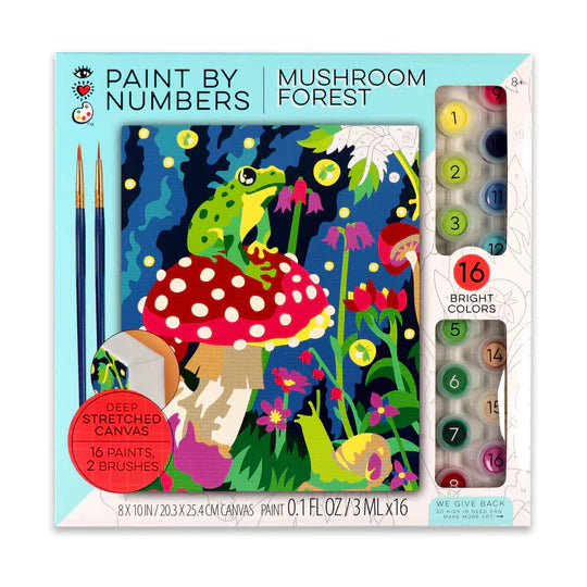 iHeartArt Paint By Numbers - Frog and Mushroom
