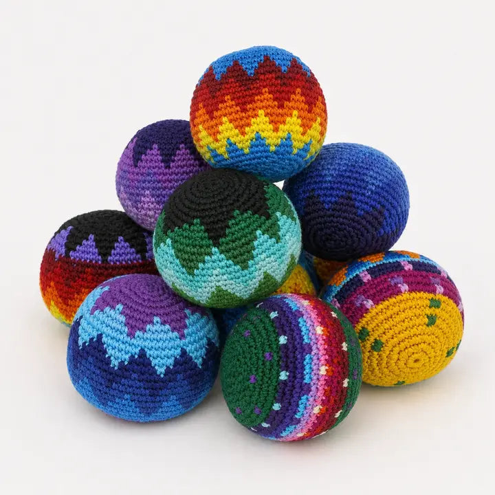 Guatemala Knit Multicolour Hacky Sack