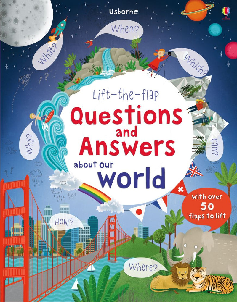 Usborne Lift-the-Flap Questions and Answers: About Our World