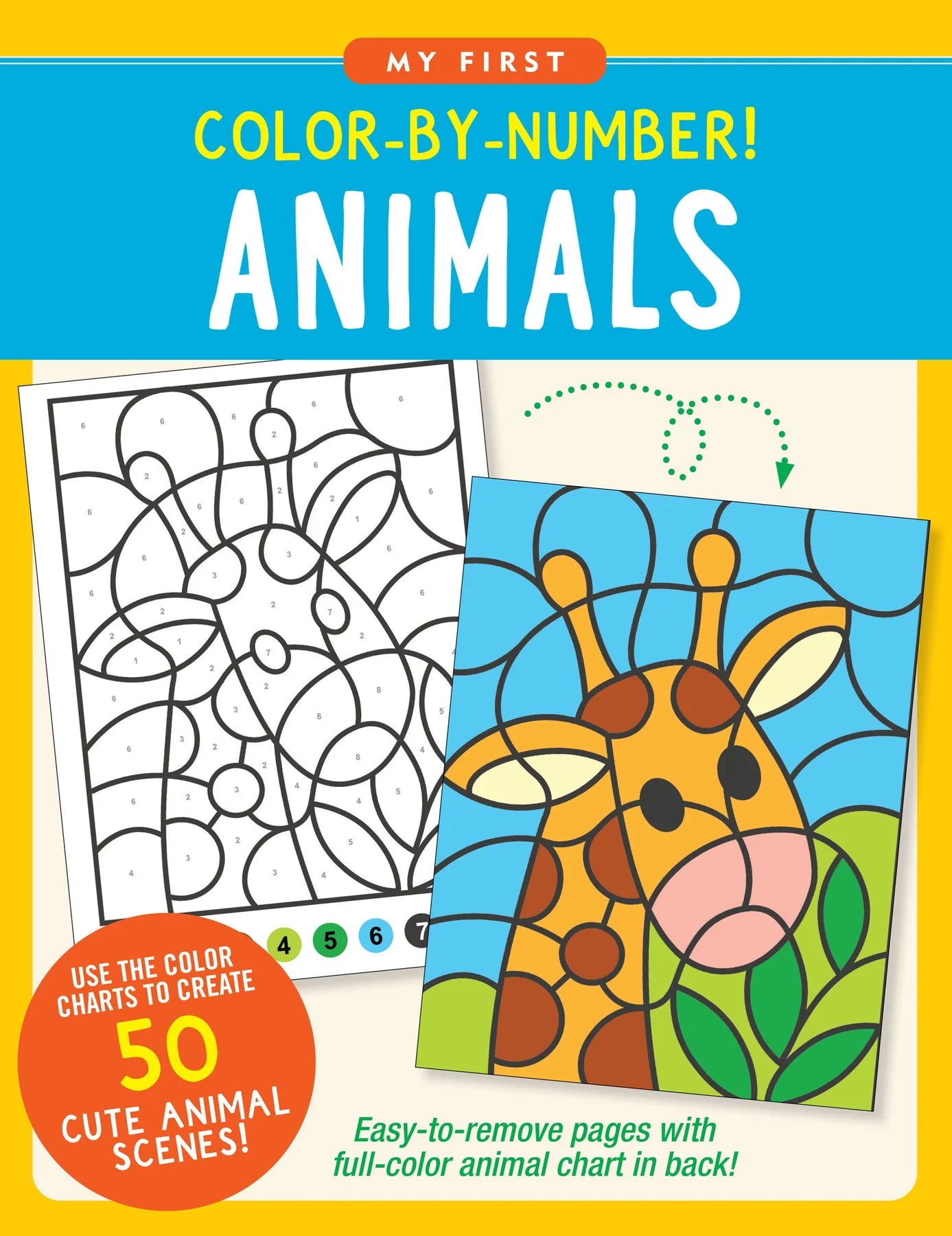 My First Color-By-Number! - Animals