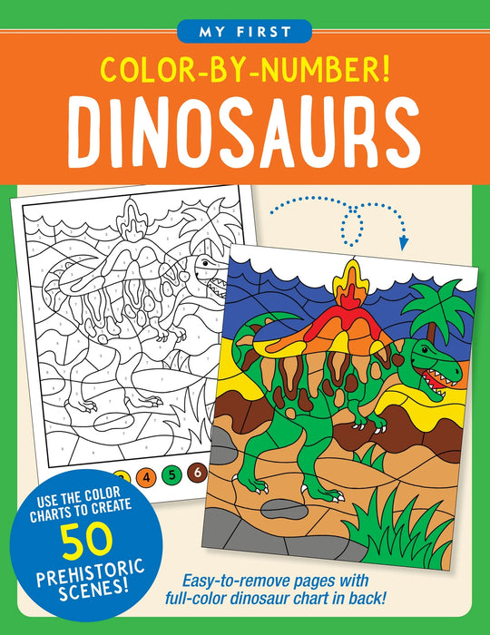 My First Color-By-Number! - Dinosaurs