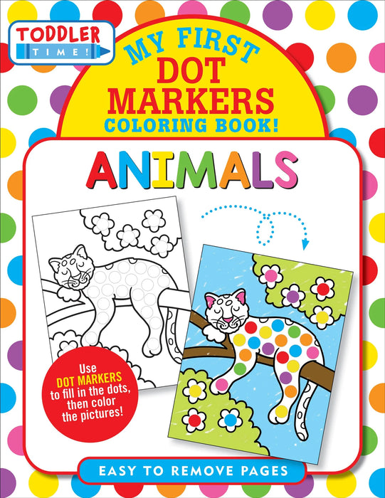 My First Dot Markers Coloring Book! - Animals