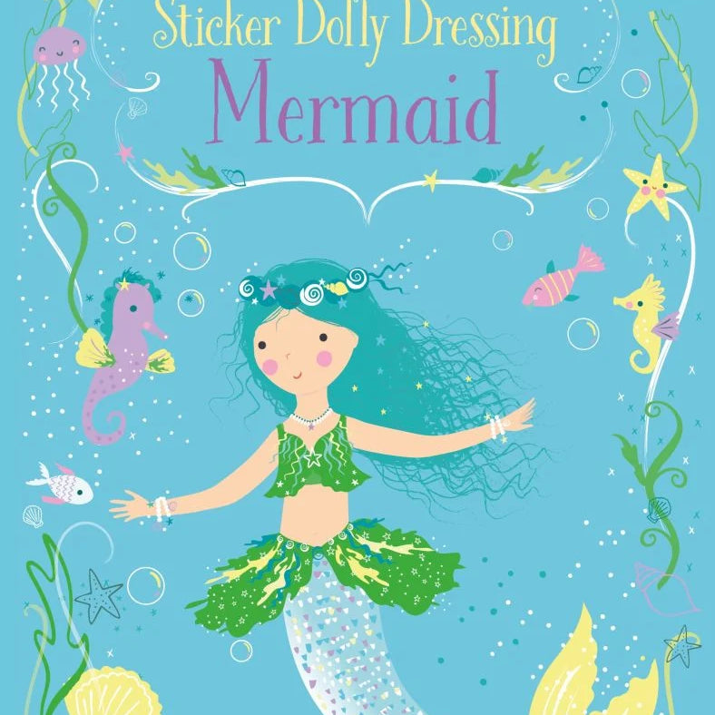 Usborne Little Sticker Dolly Dressing - Mermaid