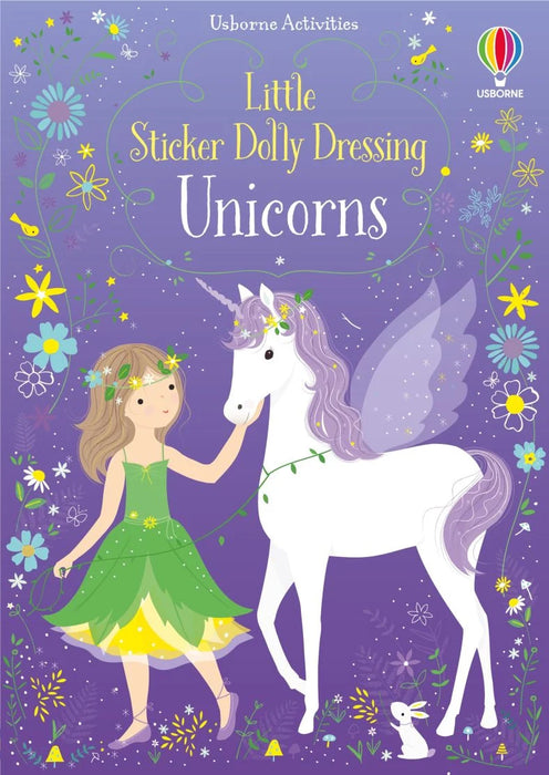 Usborne Little Sticker Dolly Dressing - Unicorns