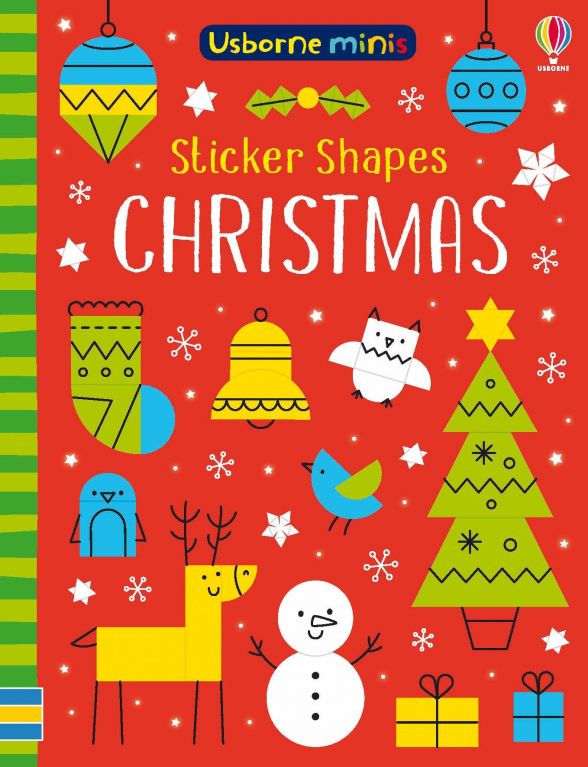 Usborne Minis - Sticker Shapes Christmas