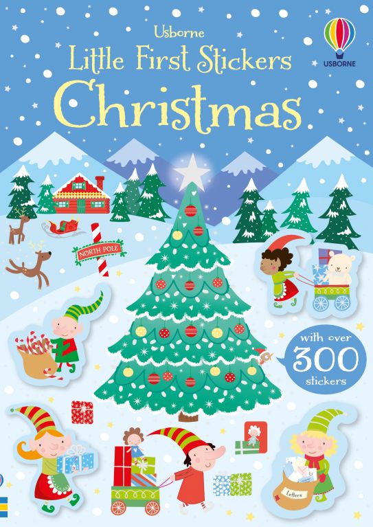 Usborne Little First Stickers - Christmas