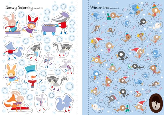 Usborne Little First Stickers - Christmas