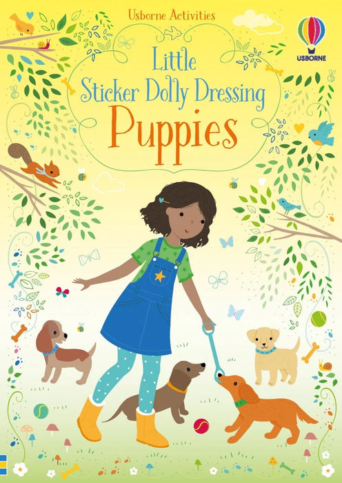 Usborne Little Sticker Dolly Dressing - Puppies