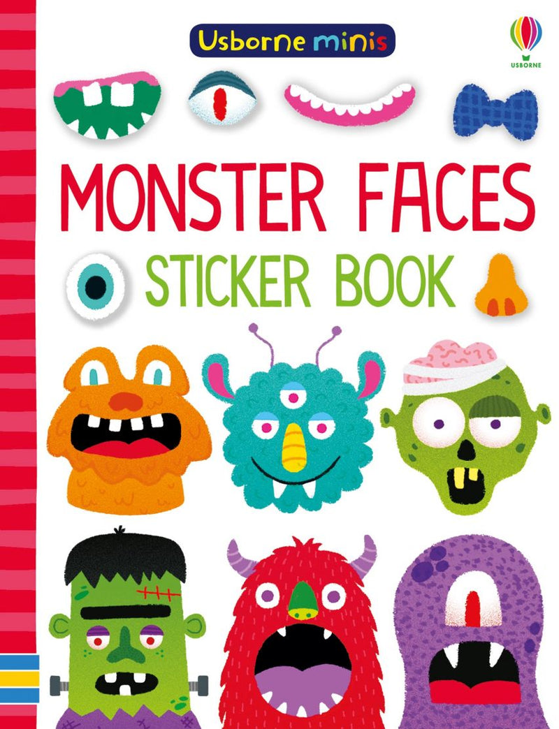 Usborne Minis - Monster Faces Sticker Book