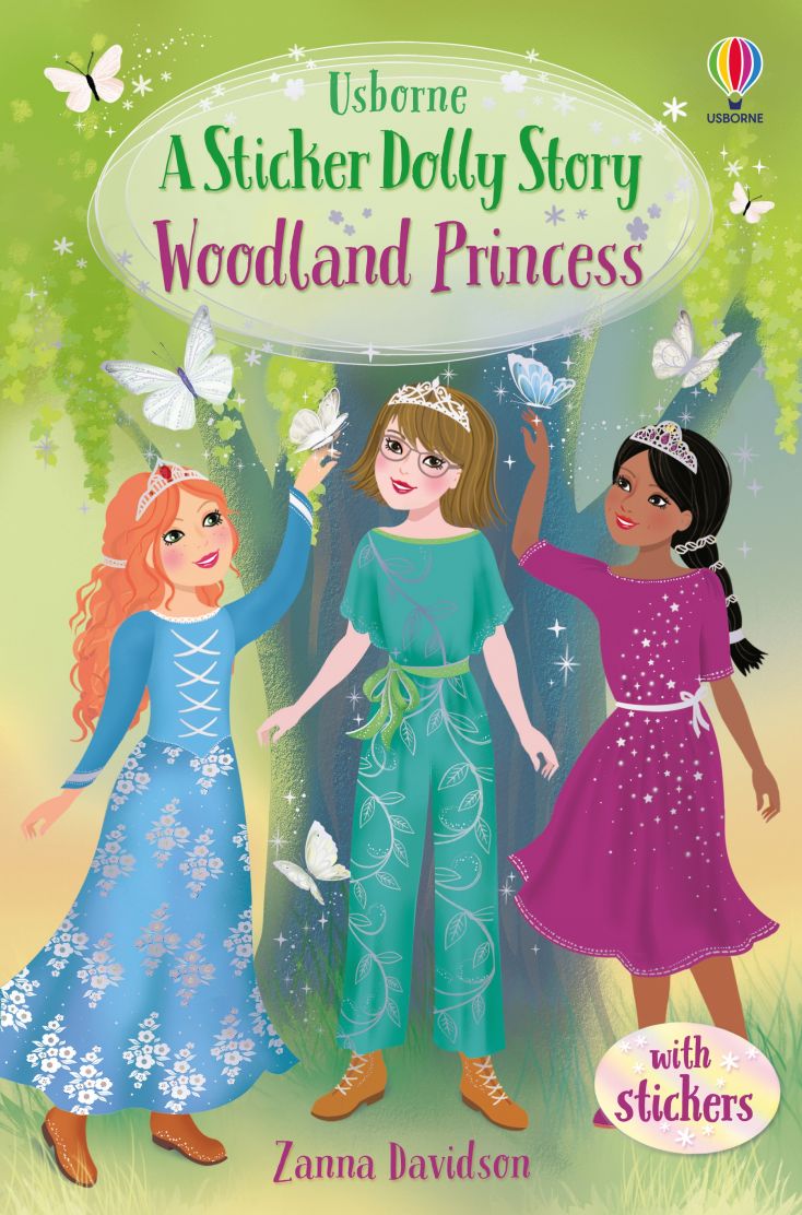 Usborne A Sticker Dolly Story - Woodland Princess