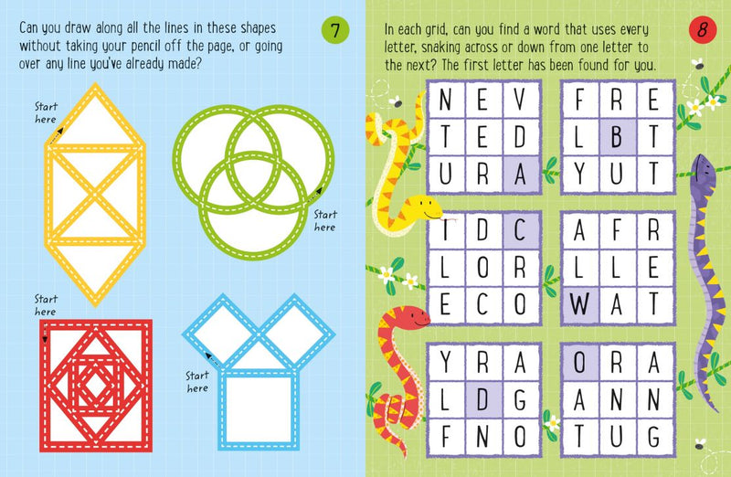 Usborne Minis - Travel Pencil and Paper Puzzles