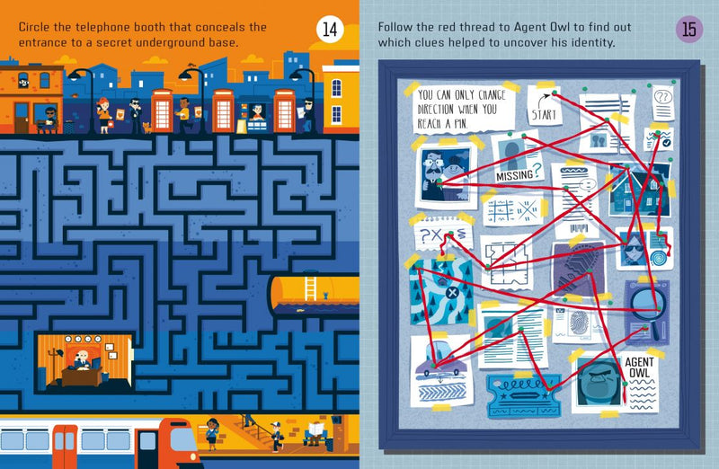 Usborne Minis - Spy Mazes