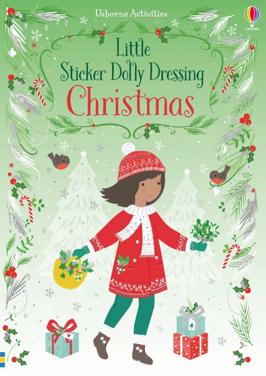 Usborne Little Sticker Dolly Dressing - Christmas