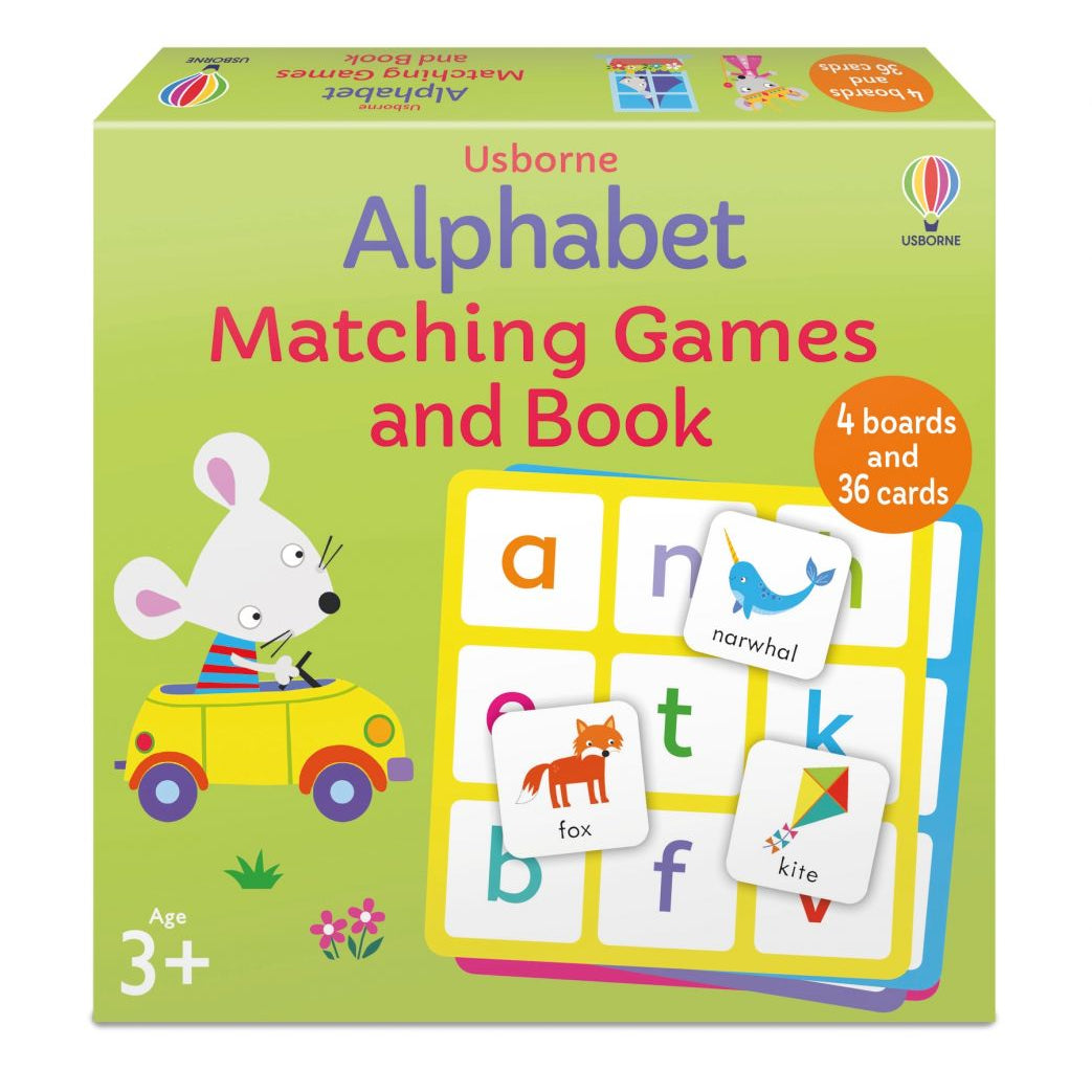 Usborne Alphabet Matching Games and Book