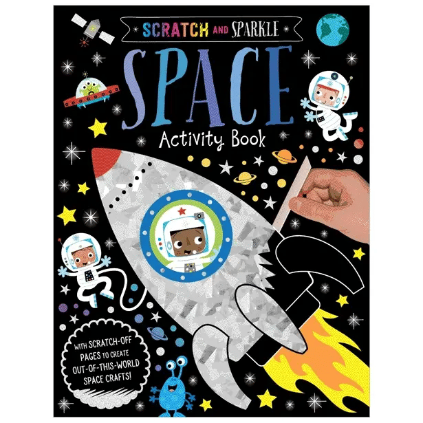 Scratch and Sparkle Space Activity Book