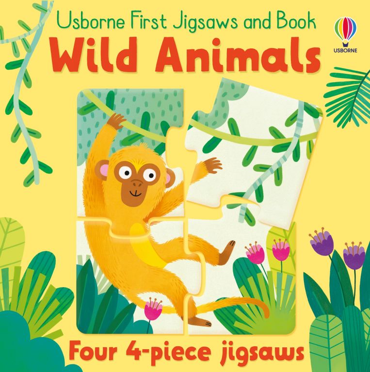 Usborne First Jigsaws and Book - Wild Animals