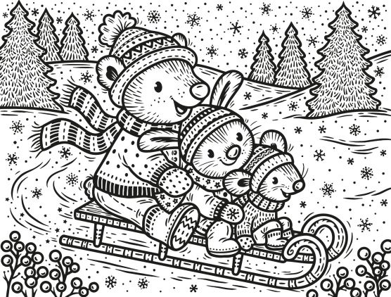 Usborne Magic Painting Book - Christmas Cards