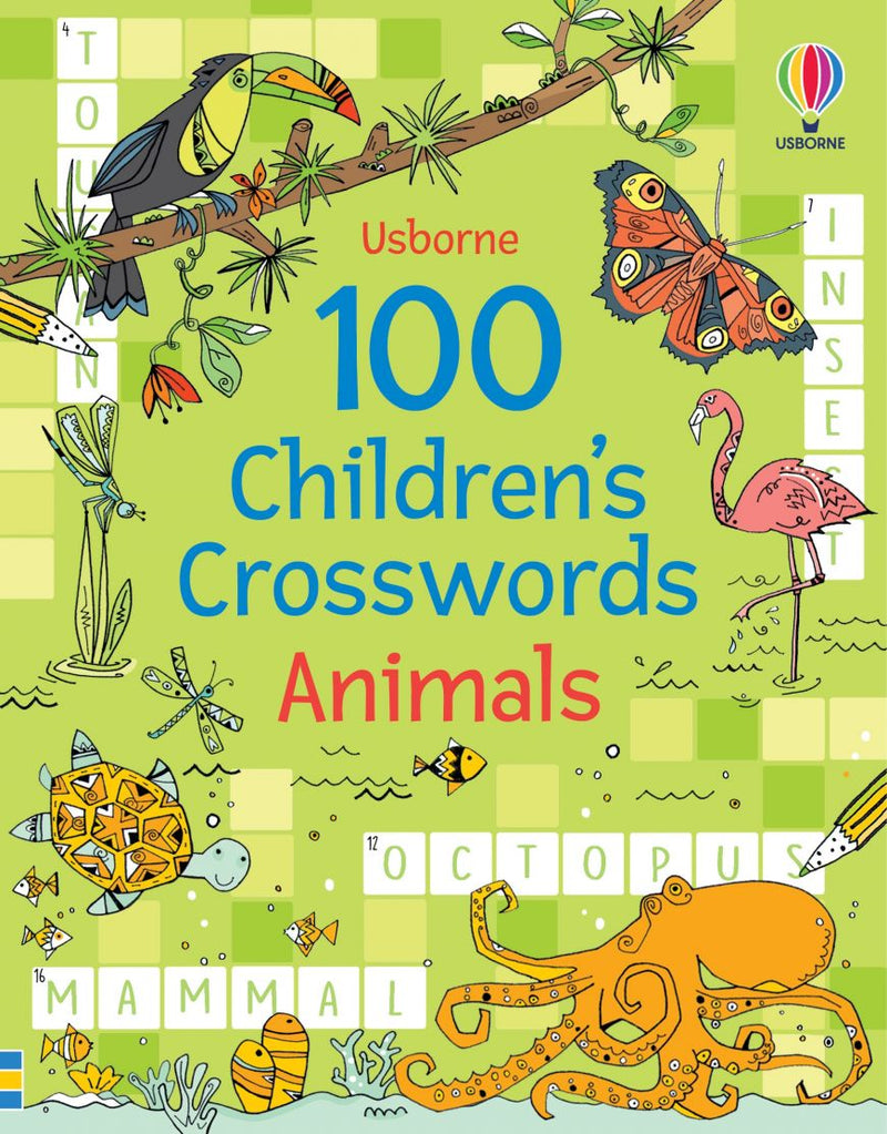 Usborne 100 Children's Crosswords - Animals