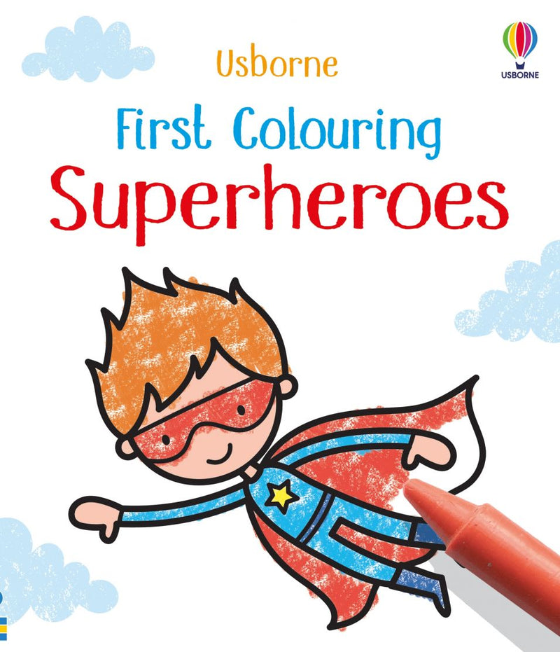 Usborne First Colouring - Superheroes