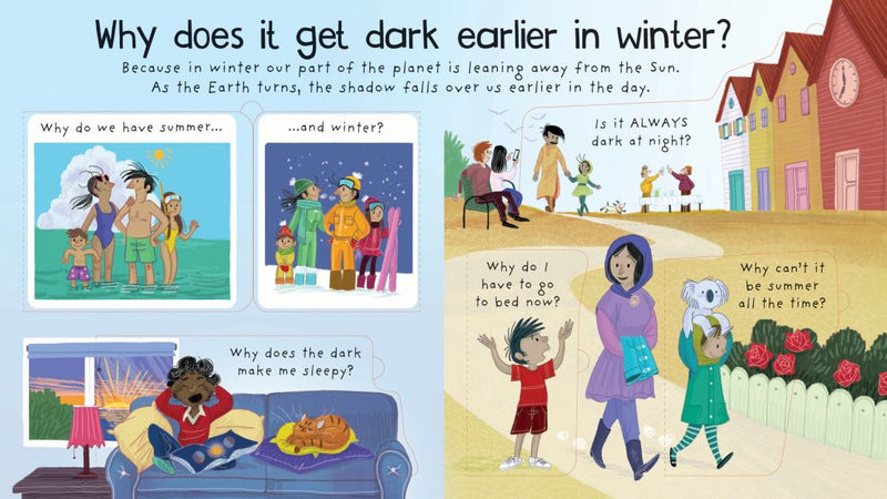 Usborne Lift-the-Flap First Questions and Answers: Why Is It Dark at Night?