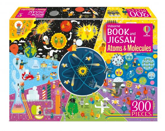 Usborne Book and Jigsaw - Atoms and Molecules