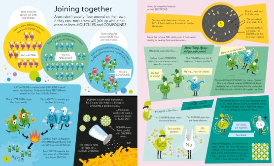 Usborne Book and Jigsaw - Atoms and Molecules
