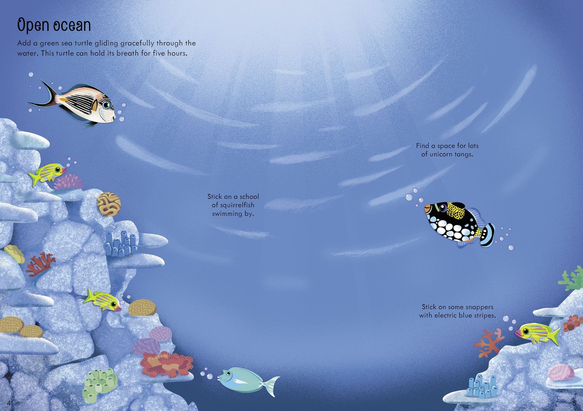 Usborne Little First Stickers - Aquarium