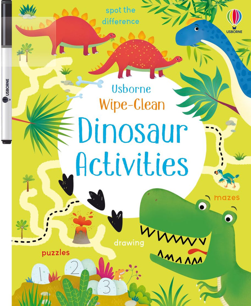 Usborne Wipe-Clean: Dinosaur Activities