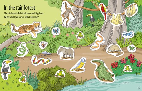 Usborne First Sticker Book - Animals