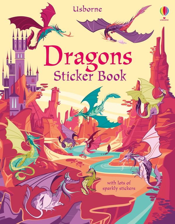 Usborne Big Dragons Sticker Book