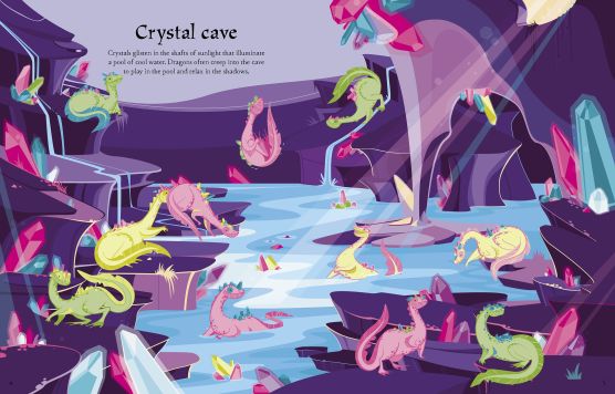 Usborne Big Dragons Sticker Book